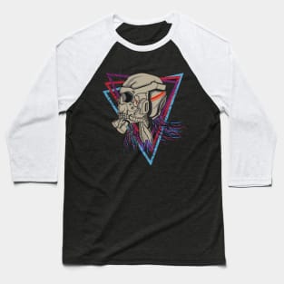 robot skull Baseball T-Shirt